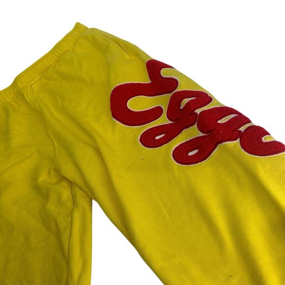 Kellogg’s Eggo Waffles Yellow Tracksuit Hoodie Sweatpants Set Unisex Size S M - Picture 9 of 16
